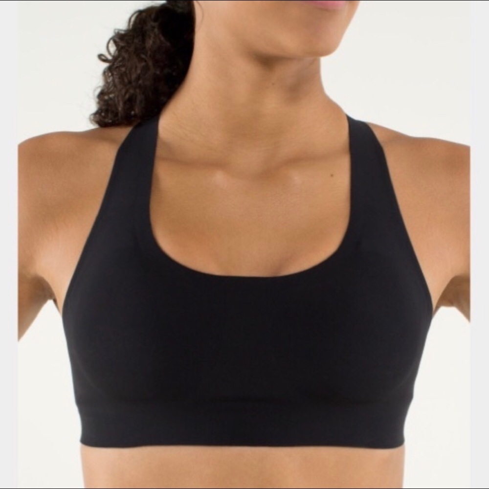 LULULEMON Bitty Bracer Black Sports Bra - Size 36C